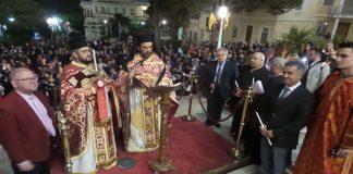 Πλήθος κόσμου στην Ανάσταση στον Ι.Ν. του Αγίου Νικολάου