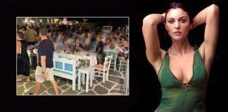 Η Monica Βellucci για διακοπές στην Πάρο (φωτο)