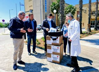 H ΠΝΑΙ παρέδωσε χθες τρεις σύγχρονους αναπνευστήρες στο Νοσοκομείο Ρόδου