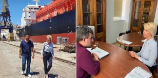 Επίσκεψη Κατερίνας Μονογυιού στη Σύρο