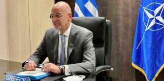 Στην Ιερά Μόνη Αρχαγγέλου Μιχαήλ του Πανορμίτη στη Σύμη ο Ν. Δένδιας