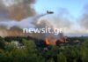 Κόλαση φωτιάς στη Βαρυμπόμπη – Εκκενώνονται Αδάμες – Θρακομακεδόνες
