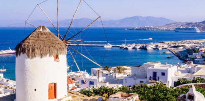 myconos island mast