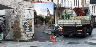 Με εντατικούς ρυθμούς συνεχίζεται ο στολισμός της πόλης από τον Δήμο