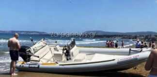 Χανιά: Ακυβέρνητο φουσκωτό σκόρπισε πανικό στην παραλία
