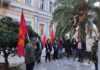 Κατάθεση στεφάνου της ΚΟΒ Σύρου του ΚΚΕ