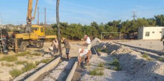 Ξεκίνησαν ξανά τα έργα στο προπονητήριο Στίβου της Βάρης (Φωτο)
