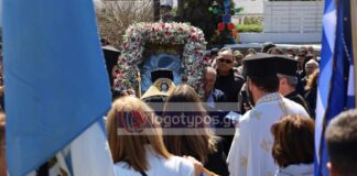 Μύκονος: Εικόνες από την Λιτανεία της εικόνας της Παναγίας Τουρλιανης
