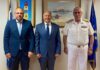 Συνάντηση του Φίλιππου Φόρτωμα με τον Υφυπουργό Ναυτιλίας και τον Αρχηγό του Λιμενικού Σώματος