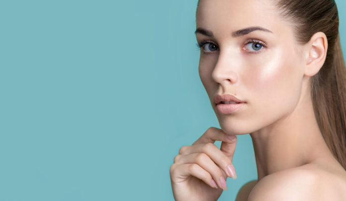 Beautiful,Young,Woman,With,Clean,Perfect,Skin.,Portrait,Of,Beauty