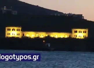 Εντυπωσιακό και πάλι το «Μπούρτζι» της Σύρου