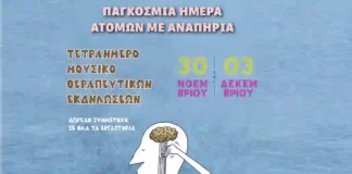 Ο Δήμος Σύρου-Ερμούπολης τιμά την Παγκόσμια Ημέρα Ατόμων με Αναπηρία με ένα Τετραήμερο μουσικοθεραπευτικών εκδηλώσεων – ΠΡΟΓΡΑΜΜΑ