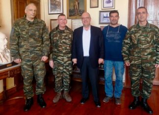 Εθιμοτυπική συνάντηση του Δημάρχου Σύρου – Ερμούπολης με τη νέα ηγεσία της ΑΣΔΑΑΜ