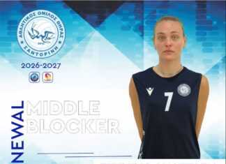 Volleyleague: Ανανέωσε με τον Α.Ο Θήρας η Αναστασία Σιρίνινα..