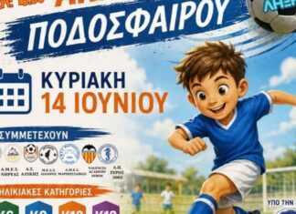 Ποδόσφαιρο: Το πρόγραμμα αγώνων του τουρνουά ποδοσφαίρου της Πάρου