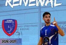 Στο Φοίνικα Σύρου συνεχίζει ο Χρήστος Σαλταφερίδης